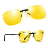 TJUTR Clip On Night Vision Driving Glasses for Women Men Anti glare