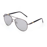 TJUTR Photochromic Pilot Sunglasses for Men with Polarized Lens
