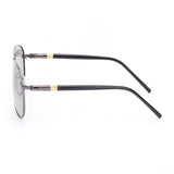 TJUTR Photochromic Pilot Sunglasses for Men with Polarized Lens