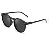 TJUTR Unisex Retro Round Cat Eyes Polarized Sunglasses
