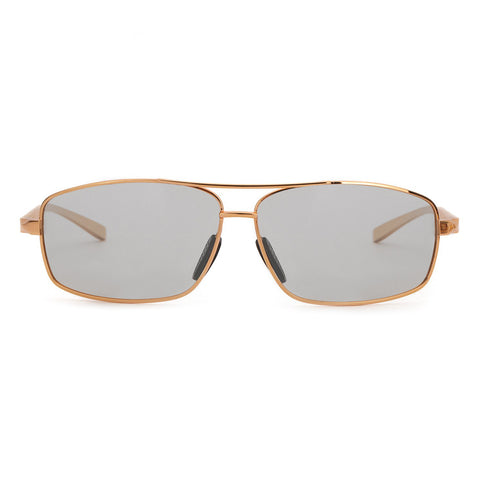 TJUTR Rectangle Photochromic Polarized Sunglasses for Men