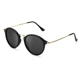 TJUTR Unisex Retro Round Polarized Sunglasses