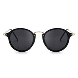 TJUTR Unisex Retro Round Polarized Sunglasses