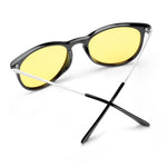 TJUTR Unisex Round Polarized Night-Vision Glasses for Driving