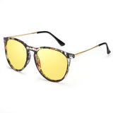 TJUTR Unisex Round Polarized Night-Vision Glasses for Driving