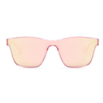 TJUTR Fashion Square Sunglasses for Unisex Polarized Siamese Lens