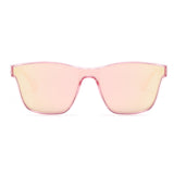 TJUTR Fashion Square Sunglasses for Unisex Polarized Siamese Lens