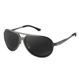 TJUTR Polarized Aviator Sunglasses with Spring Hinges for Men