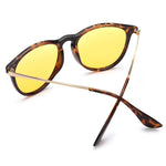 TJUTR Unisex Round Polarized Night-Vision Glasses for Driving