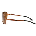 TJUTR Polarized Aviator Sunglasses with Spring Hinges for Men