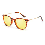 TJUTR Unisex Round Polarized Night-Vision Glasses for Driving