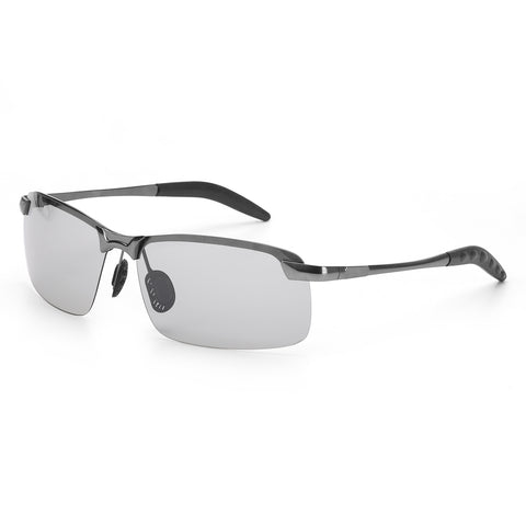TJUTR Men's Polarized Photochromic Sunglasses Sports, Black