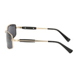 TJUTR Classic Men's Rectangle Polarized Metal Frame Sunglasses