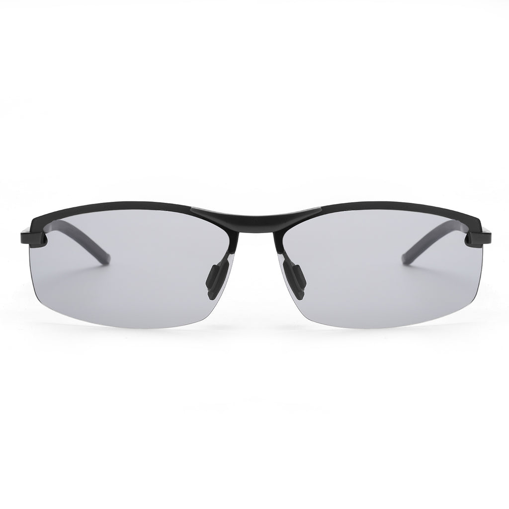 TJUTR Men's Photochromic Polarized Sunglasses for Sport, Gun