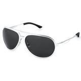 TJUTR Polarized Aviator Sunglasses with Spring Hinges for Men